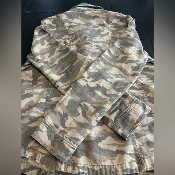 MUDD* Woman Camo Style Jacket Full Zip Up Size XL * Army Green. - Picture 5 of 7